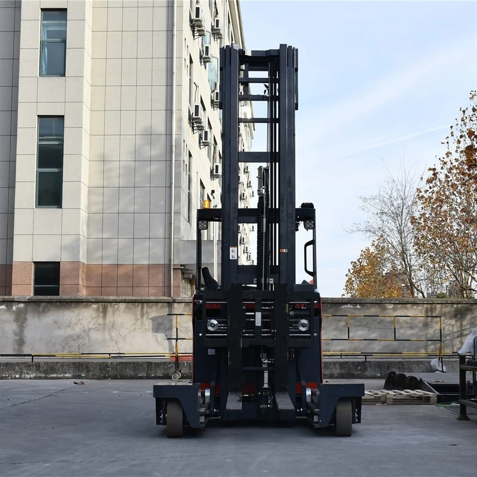 High Reach Forklift 3ton Reach Forklift Electric Stacker Truck Narrow Aisle Forklift Lift Truck For Sale