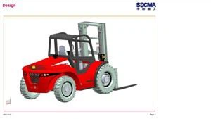 SOCMA 5 tona 5t 4WD grubi teren viličar 4 kotača pogon